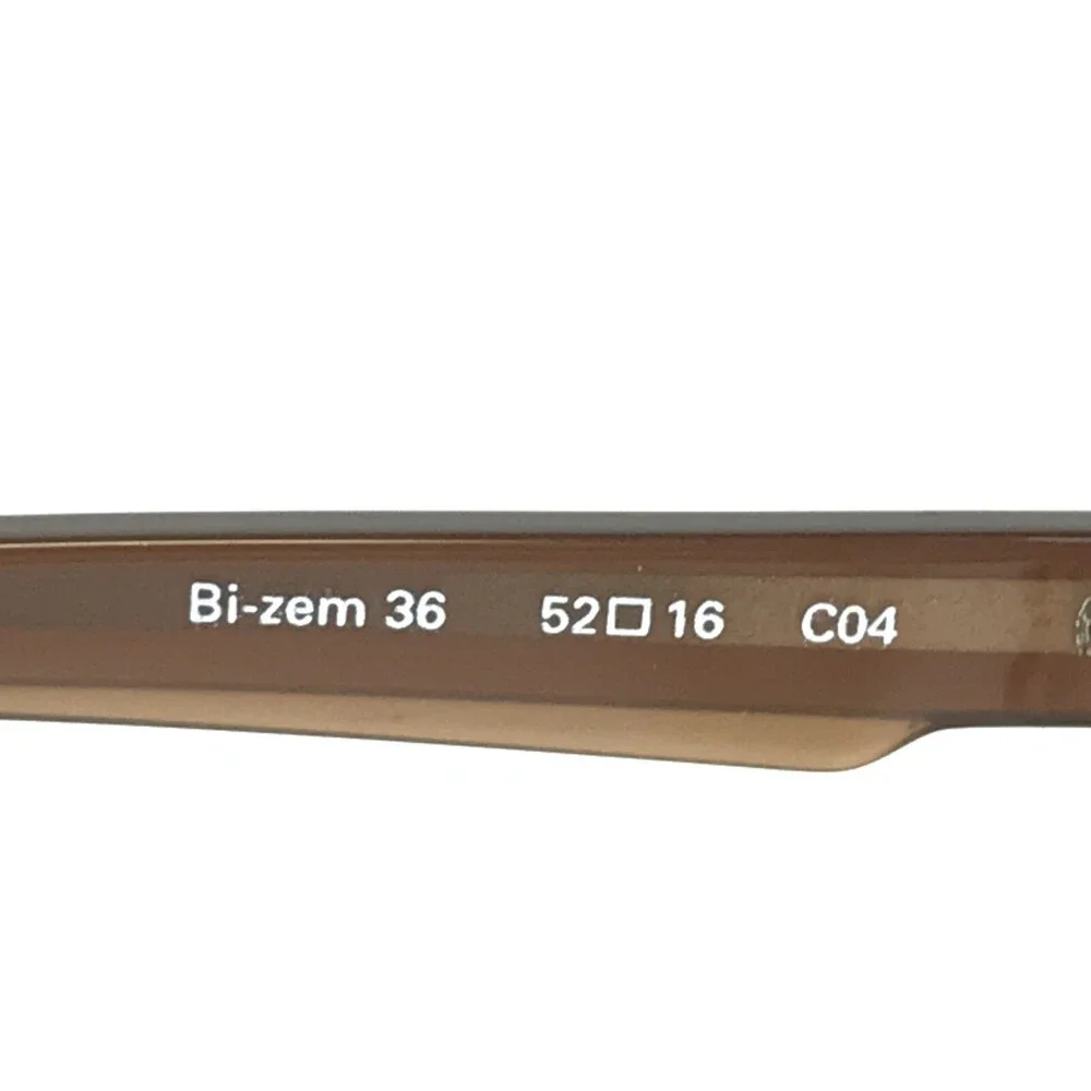 Binoche Eyeglasses Frames Bi-zem 36 C04 Brown Square Full Rim 52-16-135